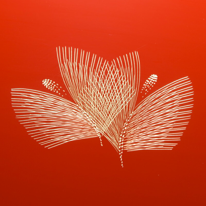 楽天市場】送料無料 輪島塗 丸盆 漆器 寿松沈金 沈金彫 輪島漆器 日本