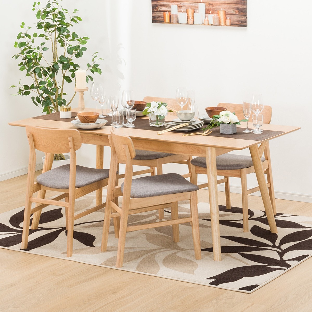 楽天市場】[幅150cm] ダイニングテーブルセット5点セット (DTフィルン