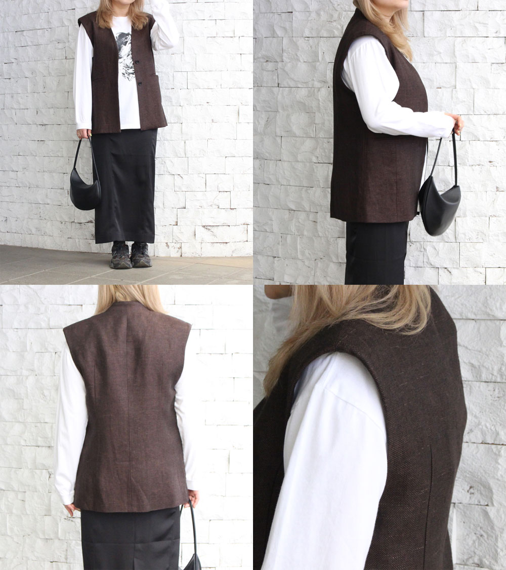 楽天市場】【s20】トゥデイフル TODAYFUL リネンオーバーベスト Linen