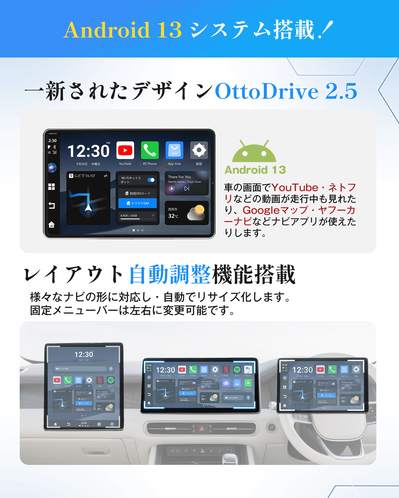 楽天市場】【公式店】オットキャストNano OTTOCAST OttoAibox ナノ 車