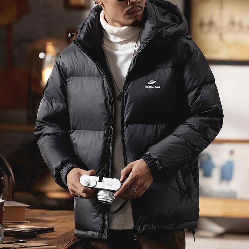 楽天市場】ダウンジャケット メンズ フード付き ゆったり グレーダック