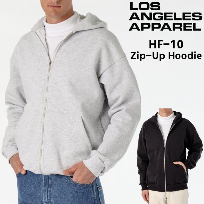 楽天市場】スウェット フルジップパーカー 無地 ロサンゼルスアパレル