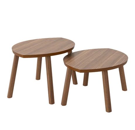 楽天市場】【NEW】IKEAイケアSTOCKHOLM ストックホルムネストテーブル2