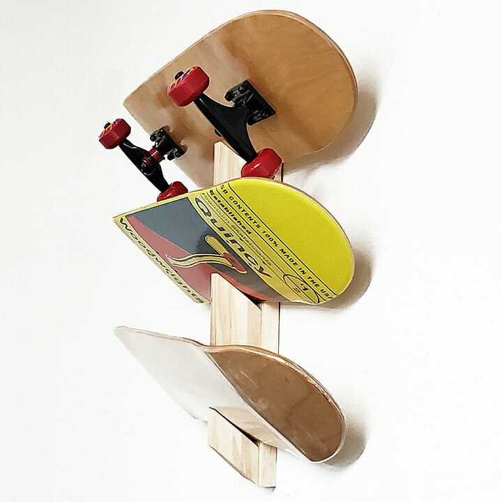 楽天市場】スケートボードラック diy 壁掛け 収納 壁美人 スケート