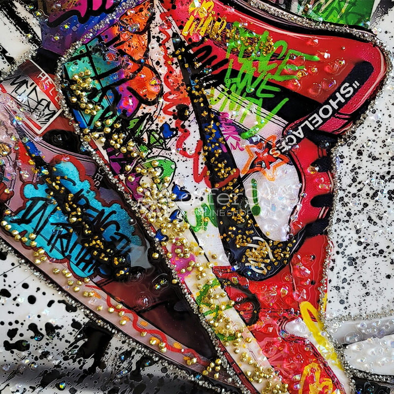 楽天市場】クリスタル アートパネル ブランドオマージュアート 水晶絵