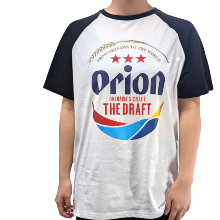 楽天市場】【送料無料】正規品 オリオンビール ラグラン Tシャツ 黒