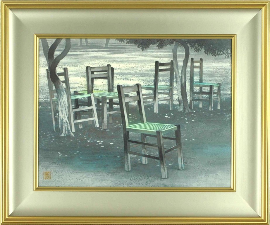 楽天市場】佐藤 孝 「休息」 日本画10号 : 小野画廊