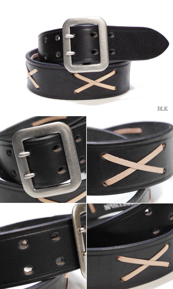 楽天市場】CUSHMAN クッシュマン ダブルピン|カウハイド|乱暴者|ベルト