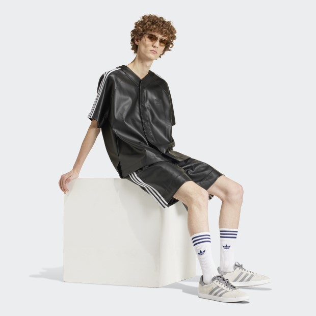 楽天市場】フェイクレザー アディカラー スリーストライプス ベース