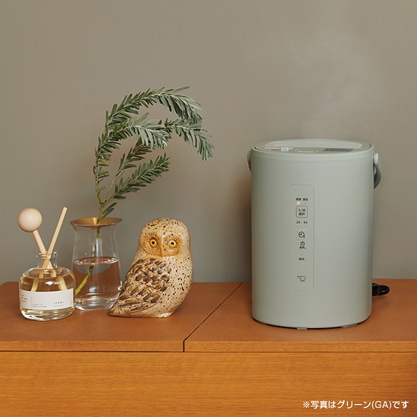 楽天市場】加湿器 1.8L 象印 EE-MB20-GA グリーン スチーム式加湿器