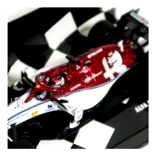楽天市場】MINICHAMPS 1/43 アルファ ロメオ レーシング F1 C38 キミ