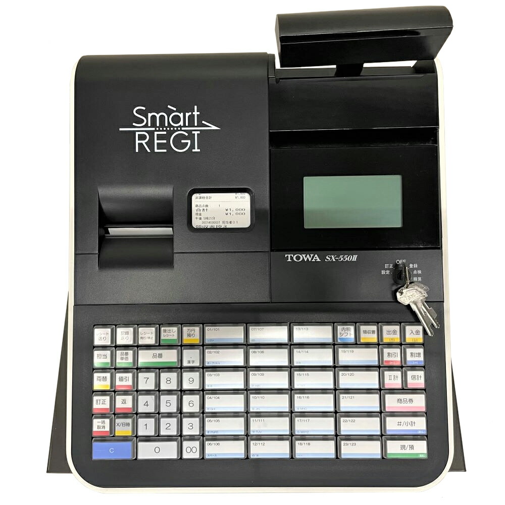 スマートレジスターSX-550ⅡPC連携売上管理店名設定無料166000