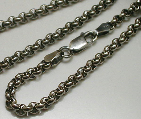 楽天市場】ロールチェーン シルバー925 シルバーネックレス メンズ