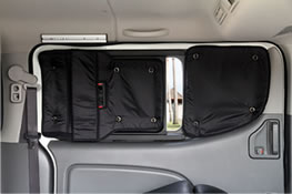 楽天市場】キャラバン 遮光パッド(サンシェード) リア5面 プレミアム