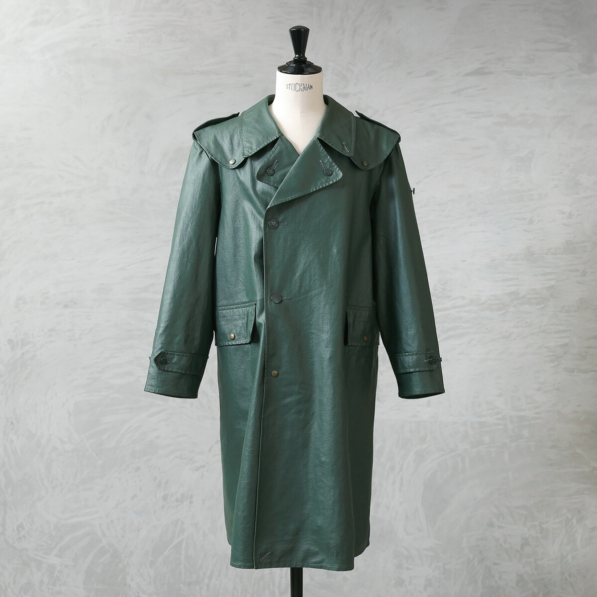 楽天市場】☆実物 USED スイス軍 PVCレザー レインコート【クーポン