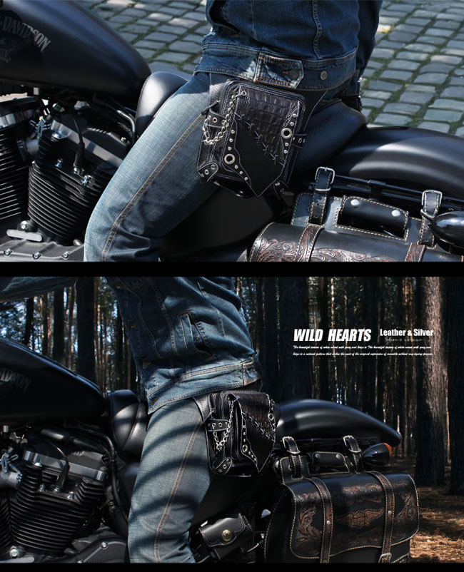 楽天市場】レザー ウエストバッグ レッグポーチ レッグバッグ ヒップ