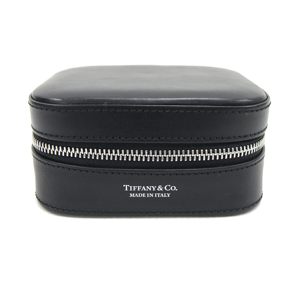 楽天市場】ティファニー ジュエリーケース ブラック レザー 中古 宝石