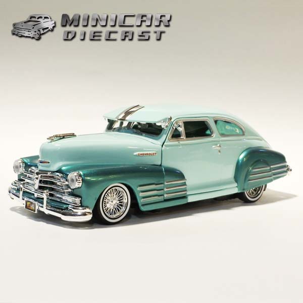楽天市場】1/24 箱入り ミニカー 1948 CHEVY AEROSEDAN FLEETLINE GET
