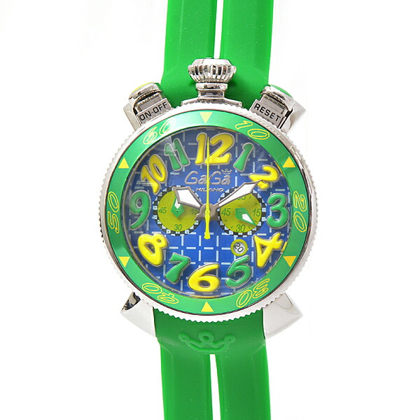 楽天市場】ガガミラノ マヌアーレ48 時計 6050 限定 クロノグラフ 電池