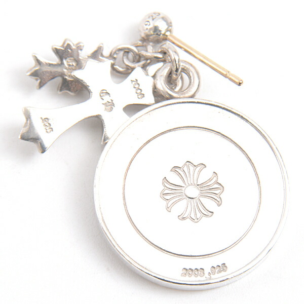 楽天市場】クロムハーツ CHROME HEARTS エンジェル メダル V2 ピアス