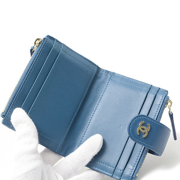 楽天市場】シャネル 財布 レディース コンパクトウォレット 二つ折り