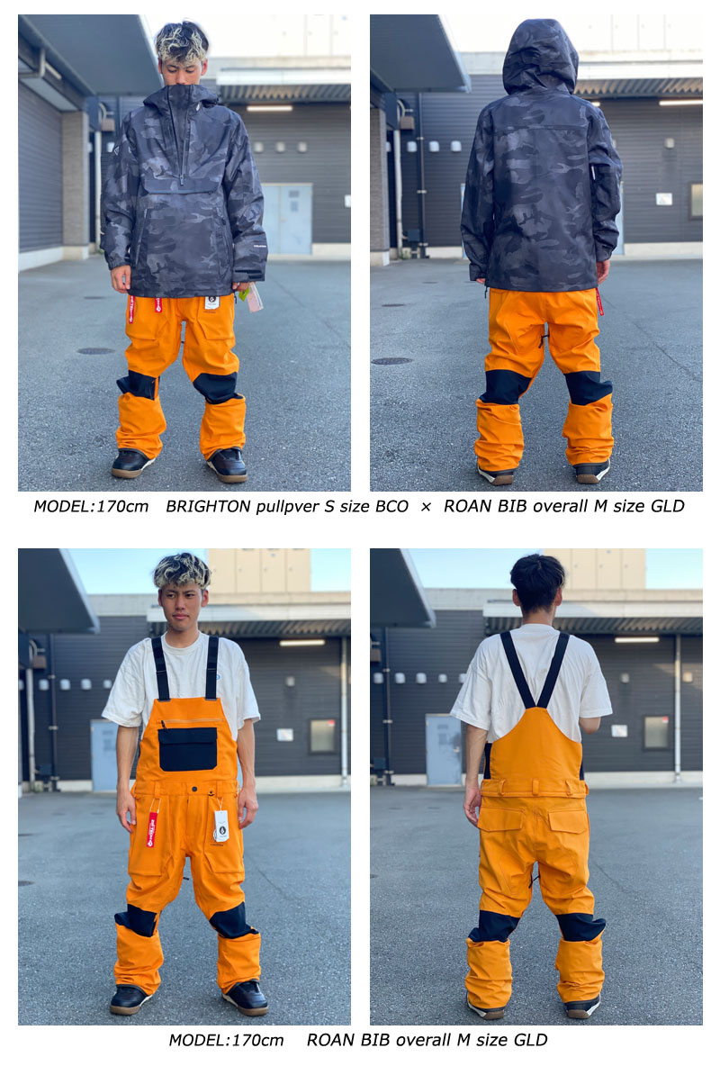 楽天市場】23-24 VOLCOM/ボルコム ROAN BIB overall メンズ レディース