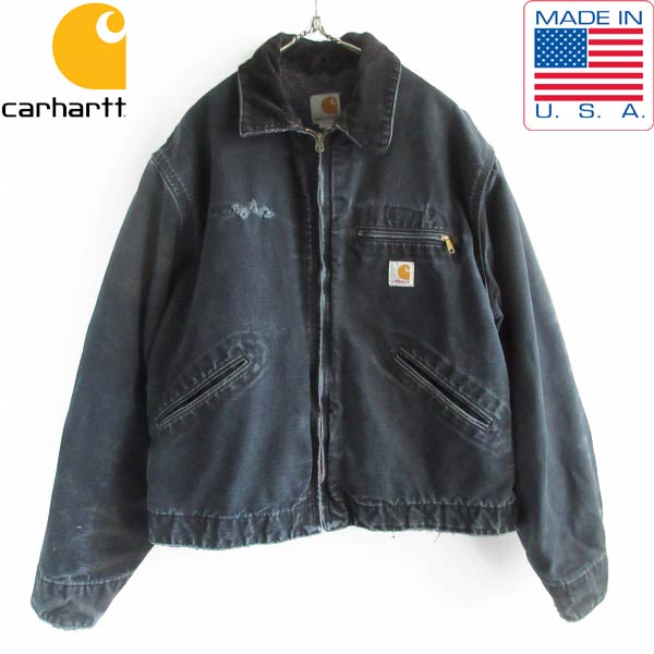 楽天市場】USA製 Carhartt カーハート J001BLK デトロイト ジャケット