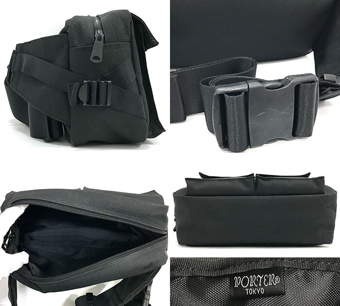 楽天市場】PORTER ポーター WAIST BAG ウエストバッグ ナイロン