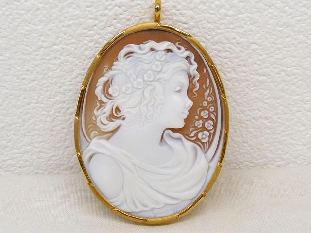 P*i様 diluca カメオ 証明書付き P*i様 diluca カメオ 証明