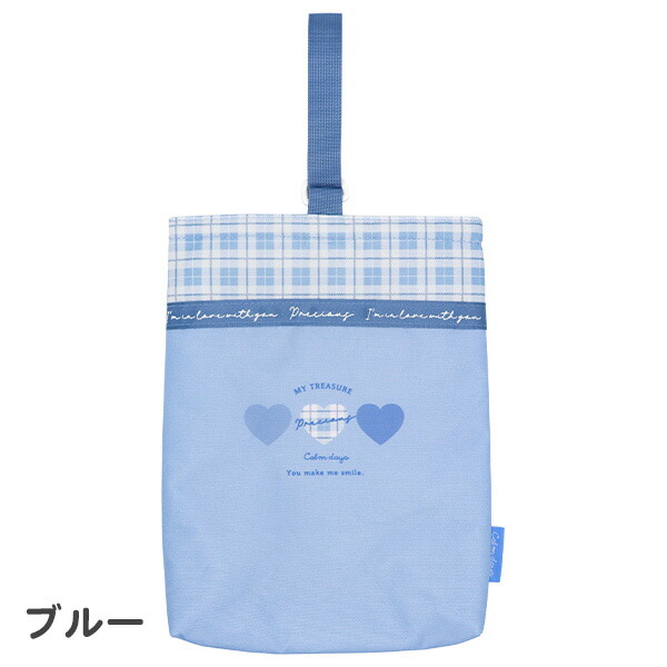 楽天市場】シューズケース 上履き入れ 女の子 チェック×ハート (C24336