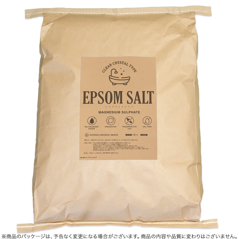 楽天市場】エプソムソルト EPSOM SALT ＜Clear Crystal Type＞ 24kg