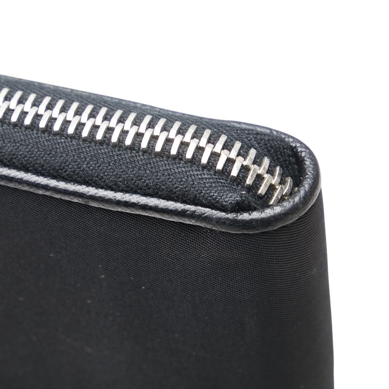 楽天市場】プラダ 三角ロゴプレート 長財布 ブラック ナイロン レザー