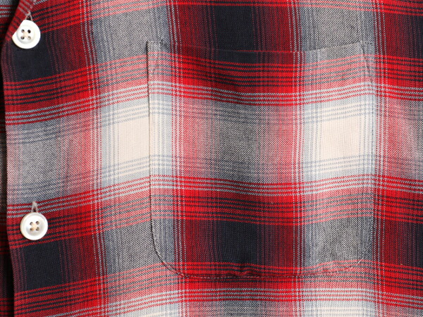 楽天市場】60s ☆ オンブレ チェック レーヨン オープンカラー シャツ