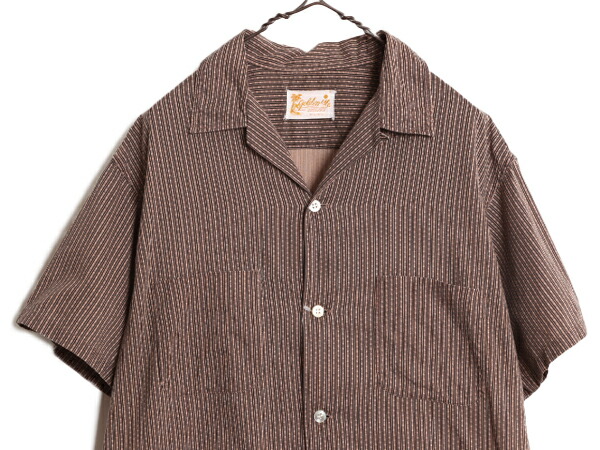 楽天市場】60s ☆ GOLDEN ISLE ループ留め オープンカラー シャツ