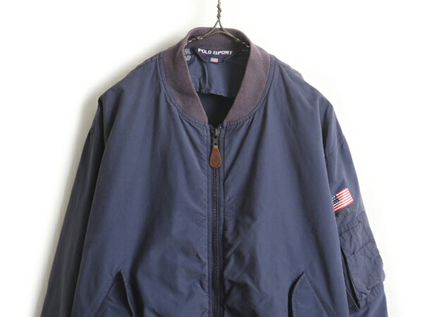 楽天市場】90s オールド □ ポロスポーツ ラルフローレン MA-1 タイプ