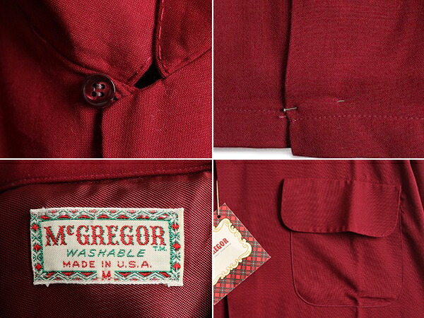 楽天市場】デッドストック 50s ☆ マクレガー レーヨン オープンカラー