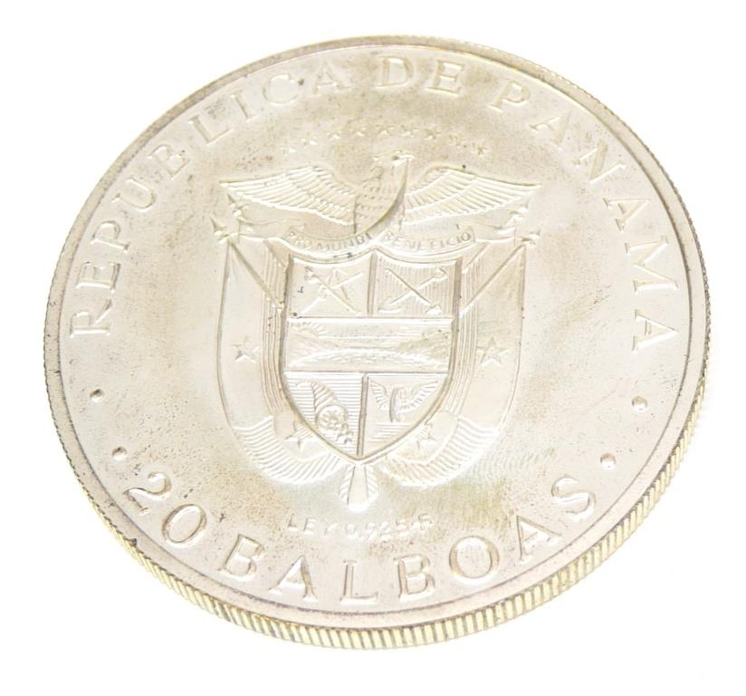 K*n様 1974年 シモン・ボリバル 20バルボアス 銀貨 K*n様 1974年