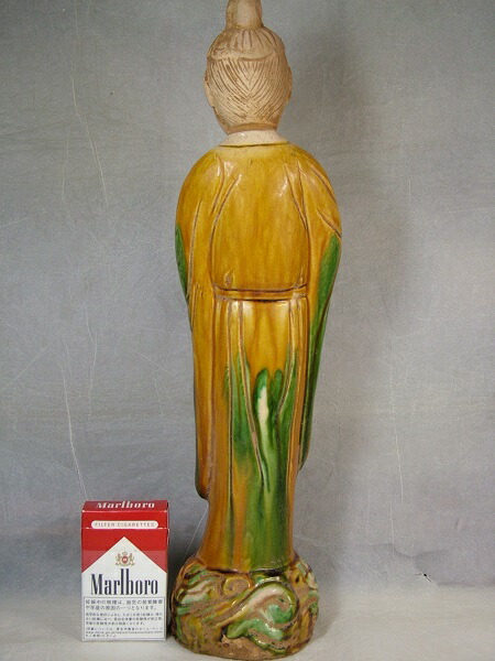 楽天市場】□龍香堂□☆【中国骨董品】唐三彩（とうさんさい）人物像