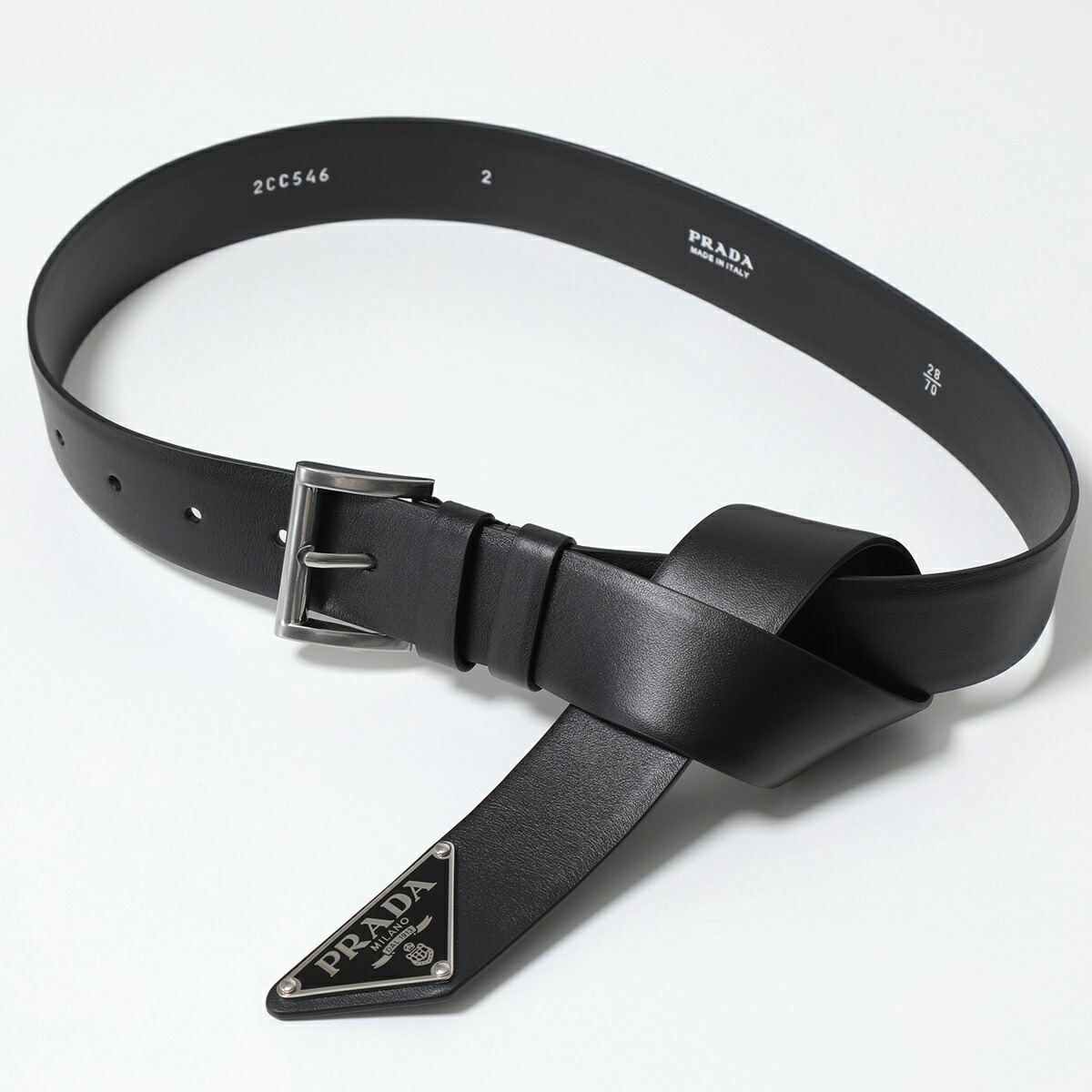 楽天市場】PRADA プラダ ベルト 2CC546 R2Z F0002 メンズ レザー