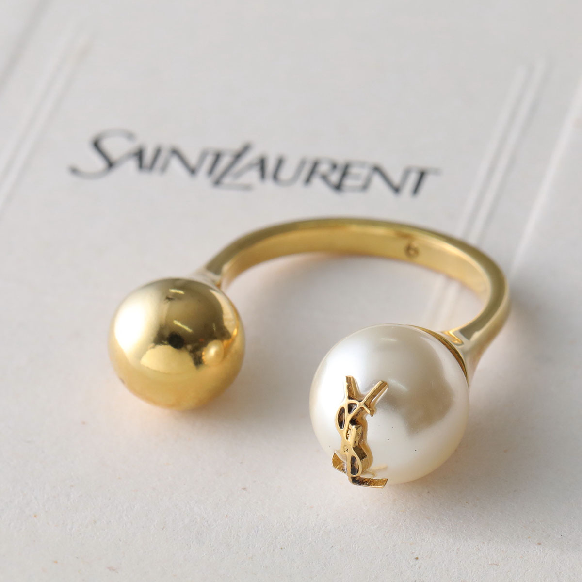 楽天市場】SAINT LAURENT サンローランパリ リング 698278 Y1526