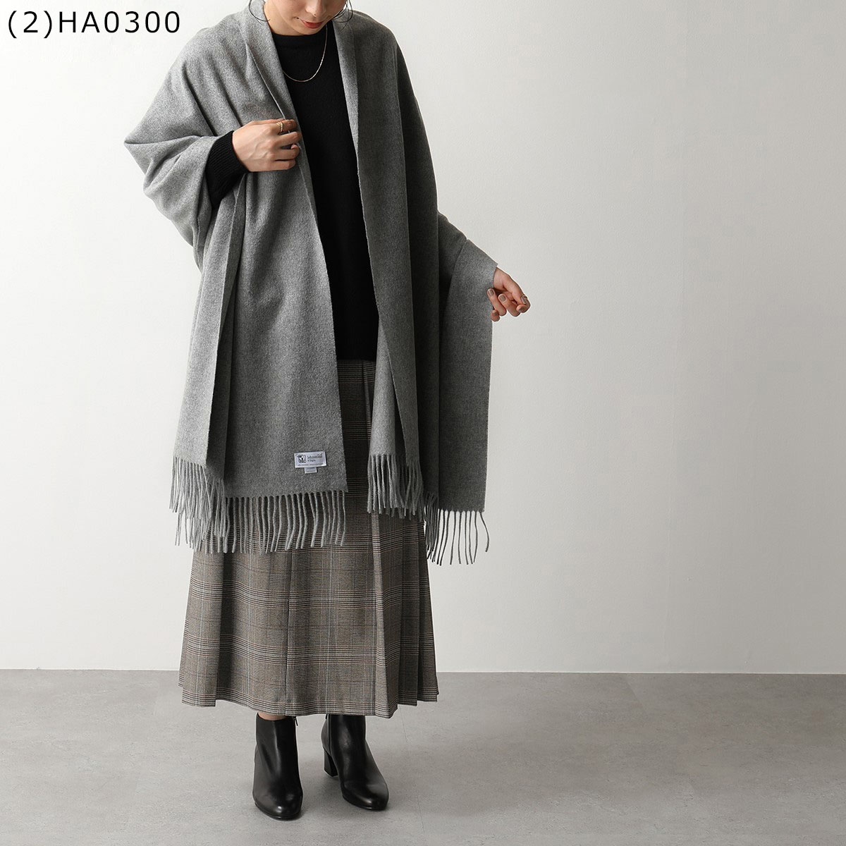 楽天市場】【訳あり】JOHNSTONS ジョンストンズ マフラー WA56