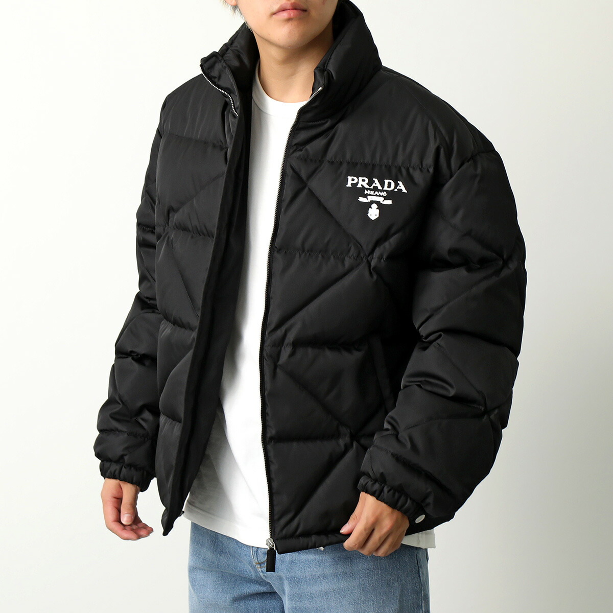 楽天市場】PRADA プラダ ダウンジャケット SGB803 1WQ8 メンズ Re