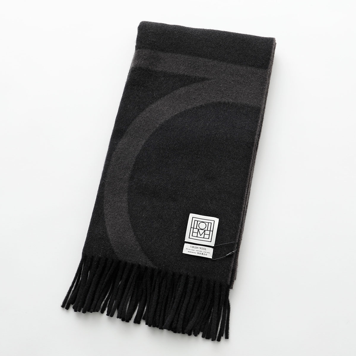楽天市場】Toteme トーテム マフラー MONOGRAM JACQUARD WOOL SCARF