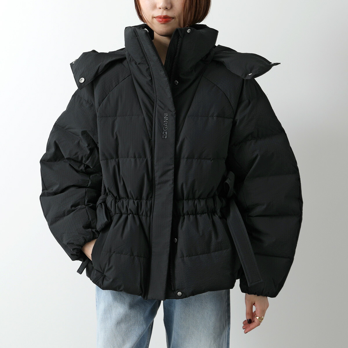 楽天市場】GANNI ガニー パファージャケット Tech Seersucker