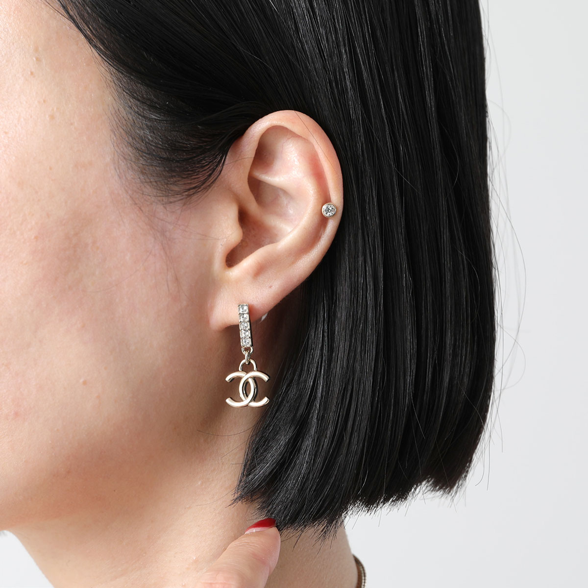 楽天市場】CHANEL シャネル ピアス ABC931 B16069 レディース ココ