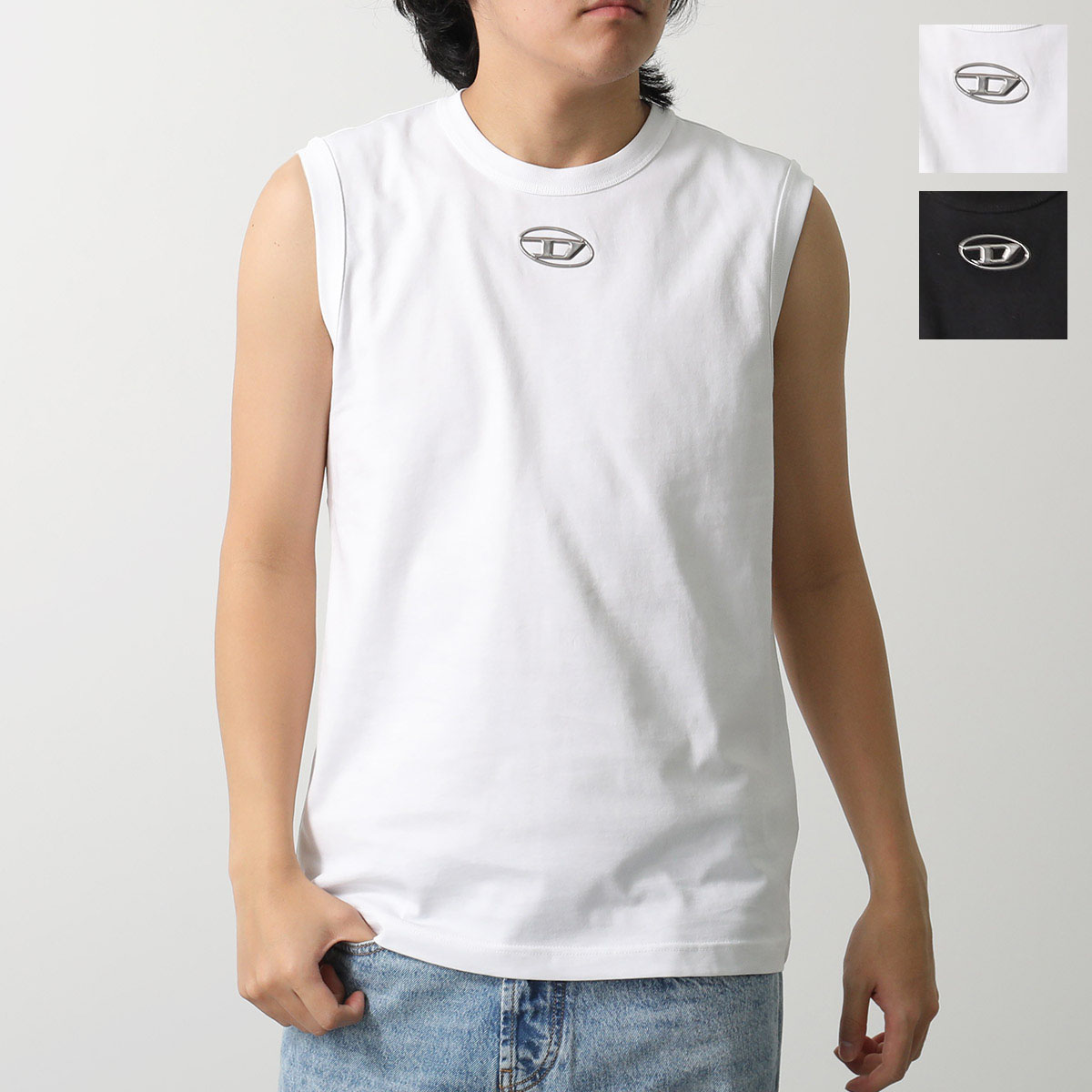 楽天市場】DIESEL ディーゼル タンクトップT-BISCO-OD A15372 0CLBR
