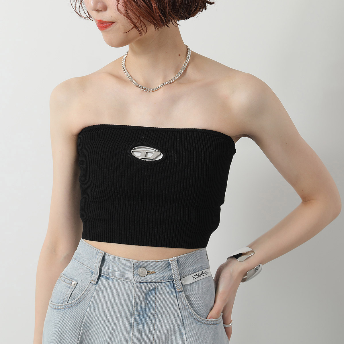 楽天市場】DIESEL ディーゼル チューブトップ M-CLARKSVILLEX A13019