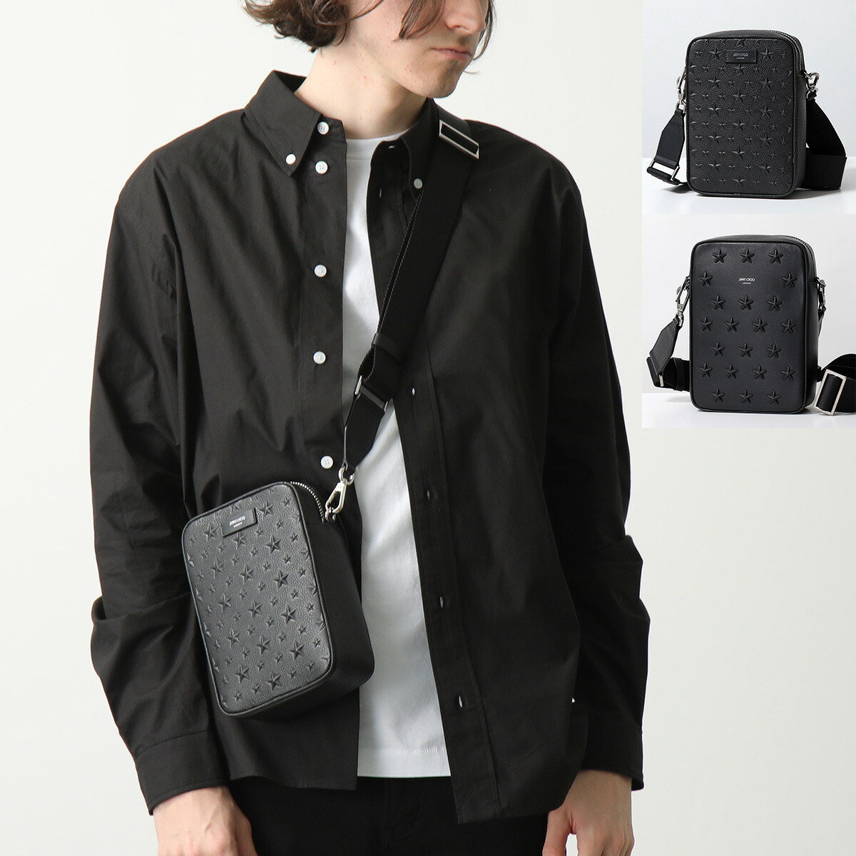 楽天市場】Jimmy Choo ジミーチュウ ショルダーバッグ KIMI CAMERA EMG