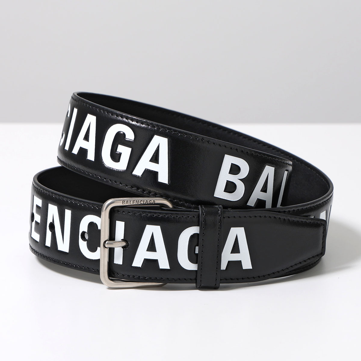 楽天市場】BALENCIAGA バレンシアガ ベルト PRINT LETTERS プリント
