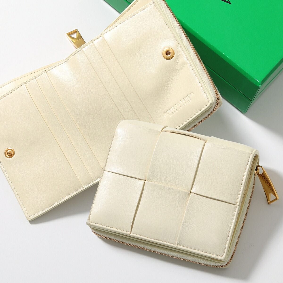 楽天市場】BOTTEGA VENETA ボッテガヴェネタ 二つ折り財布 カセット